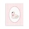 Stupell Industries Gentle Swan on Pink Checkered Wall Plaque, design by Christine Simpson Art